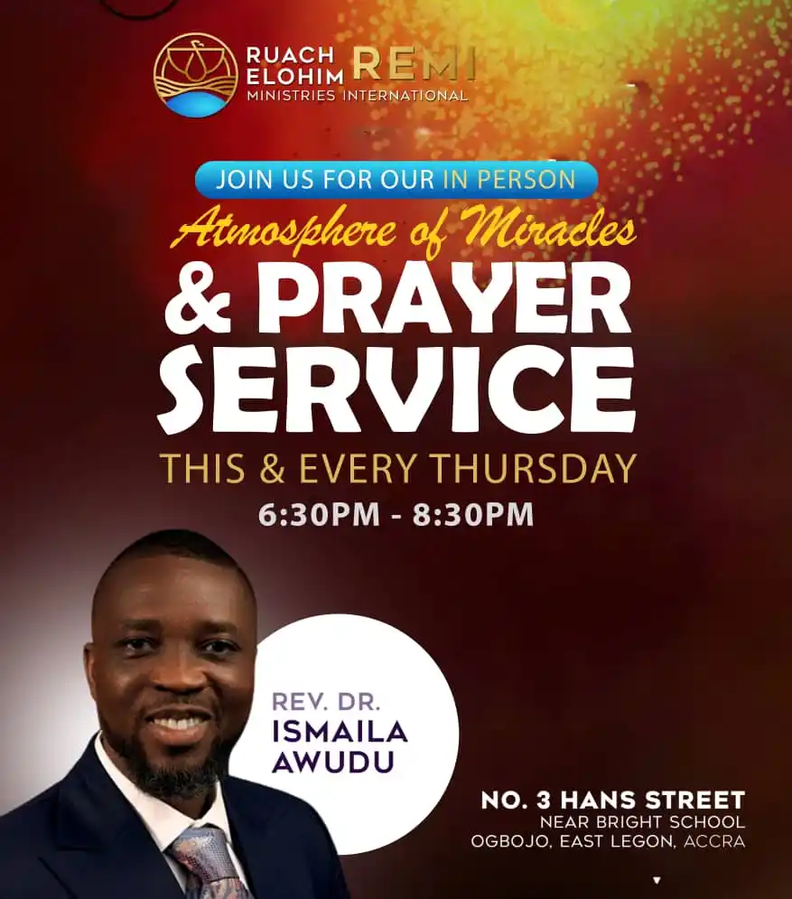 Image from REMI Church Worldwide : 🔥 Atmosphere of Miracles with Rev. Dr. Ismaila Awudu 🔥 Brethren in...