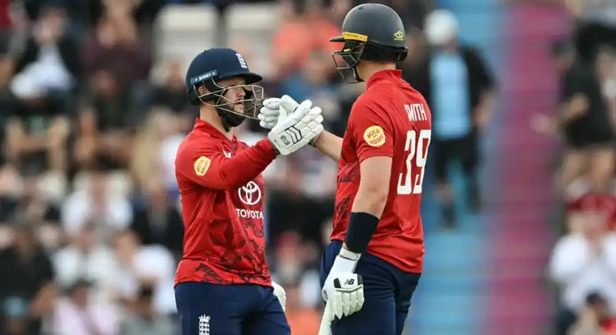 Image from Cricket Pakistan: Ben Duckett fires as England seal T20I series sweep over West Indies ...