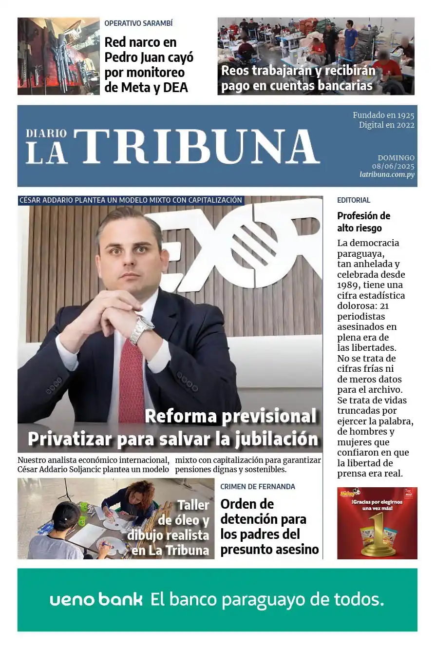 Image from LA TRIBUNA: ⛅¡Buenos días! Los titulares de la tapa podés encontrarlas en nuestra ...