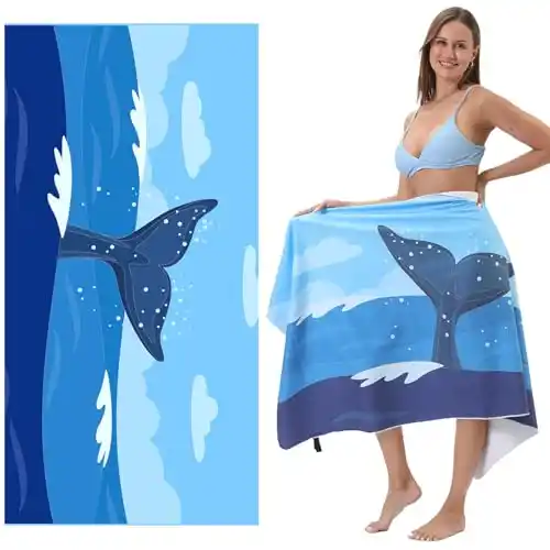 Image from Pirate Deals Angebote | Preisfehler, Schnäppchen, Rabatte & Freebies: CALLYSONIC Strandtuch XXL 80 x 160cm, Schnelltrocknend $Pirαtе-Dеαls S...