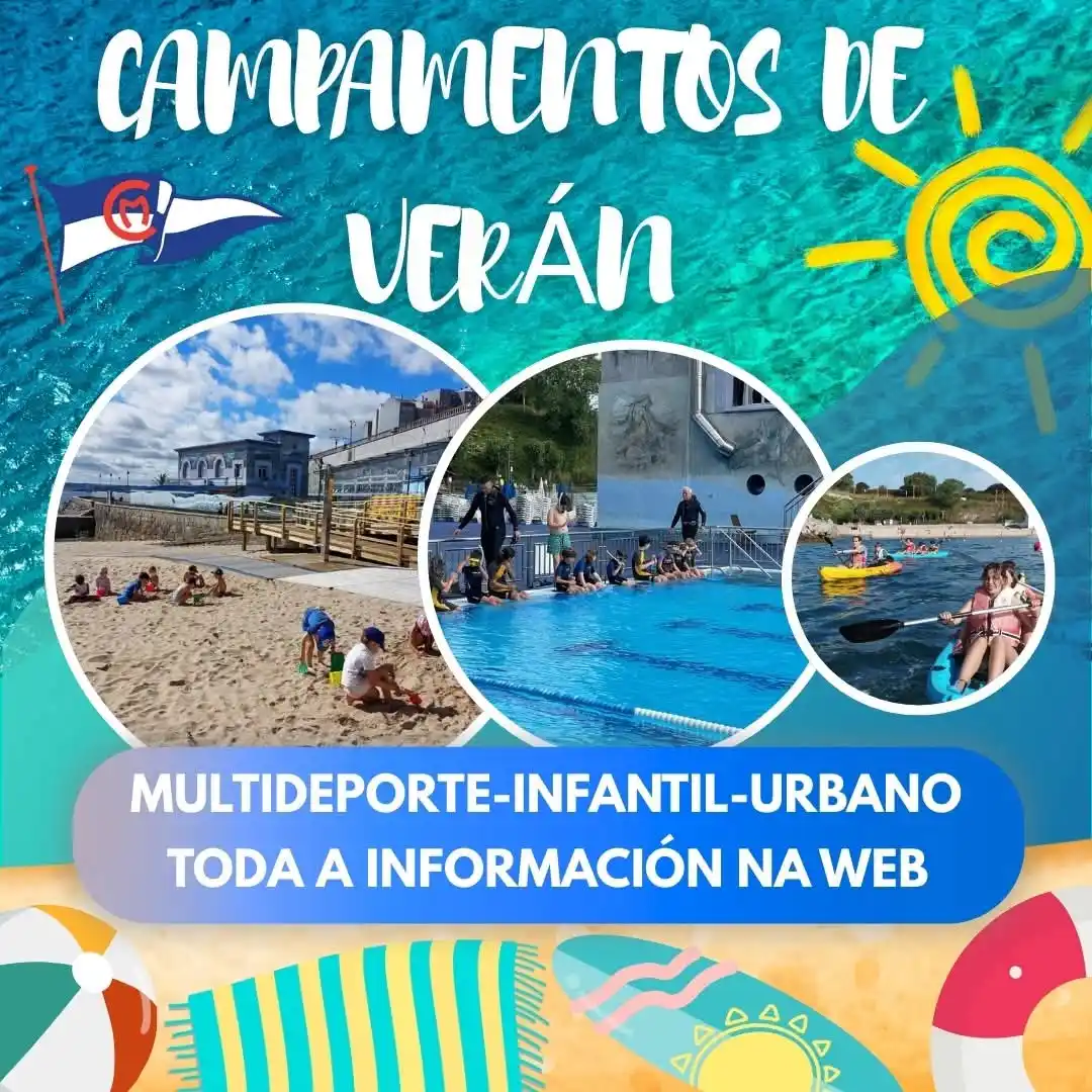 Image from Club del Mar de San Amaro: Campamentos de Verán Club del Mar 2025 ☀️ ❗Aberto o prazo para os non...