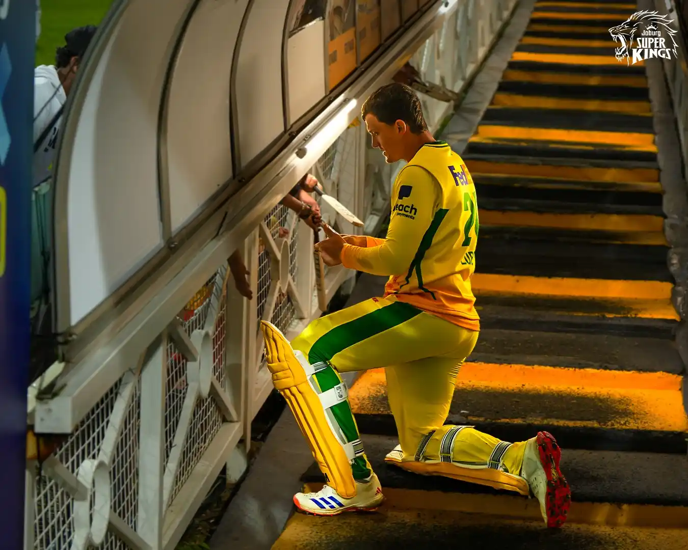 Image from Joburg Super Kings: 𝐂𝐚𝐩𝐭𝐮𝐫𝐞𝐝: A yellovely view! 💛📸 <a class="text-blue-500 hove...