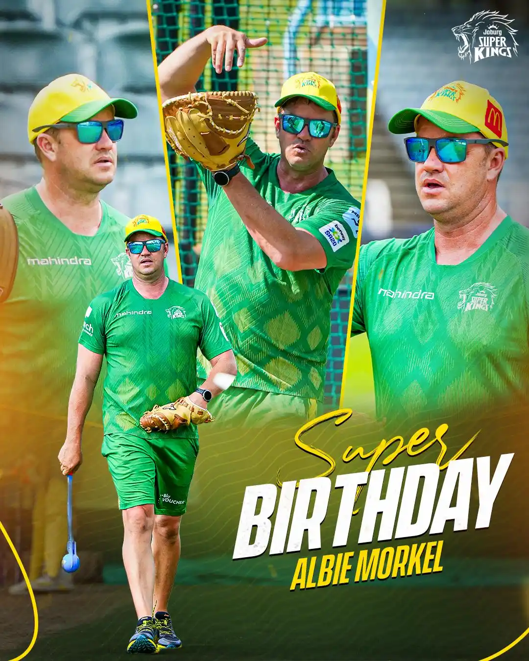 Image from Joburg Super Kings: Celebrating the man whose wisdom guides us to stay 🔛 top! 🥳 Wishing...