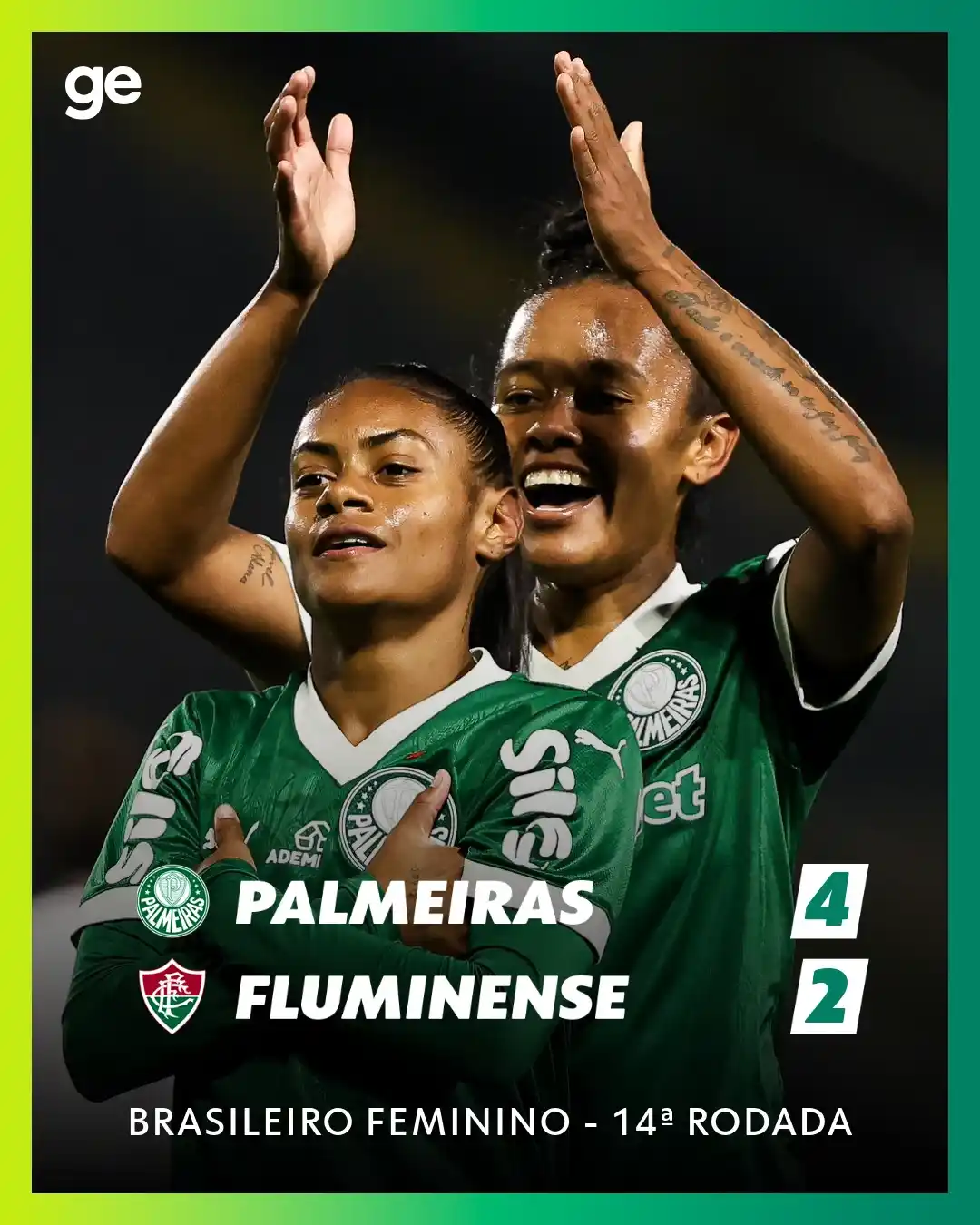 Image from ge.globo | é esporte sempre: *Classificado, Palmeiras vence e mantém o Fluminense fora do G-8 do Br...