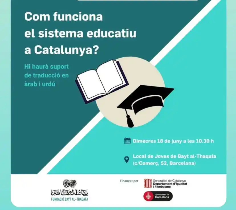 Image from Associació de Famílies Monoparentals: 📚 Coneix el sistema educatiu a Catalunya! 📚 Si tens dubtes sobre et...
