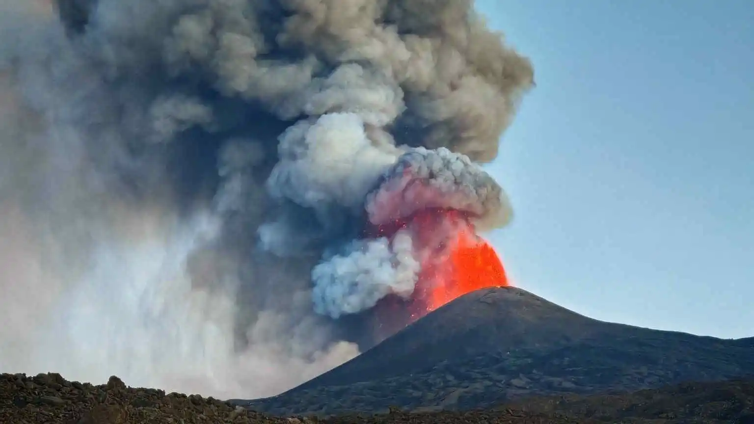 Image from Meteo.it: *Cos’è il flusso piroclastico generato dall’eruzione dell’Etna?* Altam...