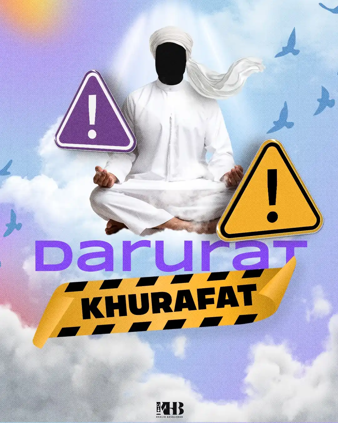 Image from Khalid Basalamah Official: *▶️ DARURAT KHURAFAT* 📡 Link Instagram: https://www.instagram.com/p/...