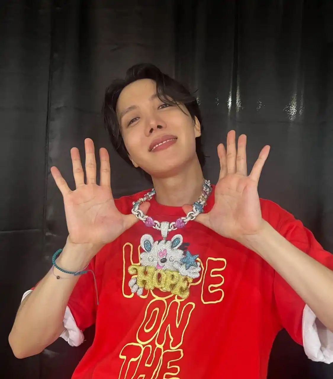 Image from DAILY BTS INFO⁷: ° 📸 Verdy on instagram post ✨ 👤“Designed a chain for J-HOPE made b...