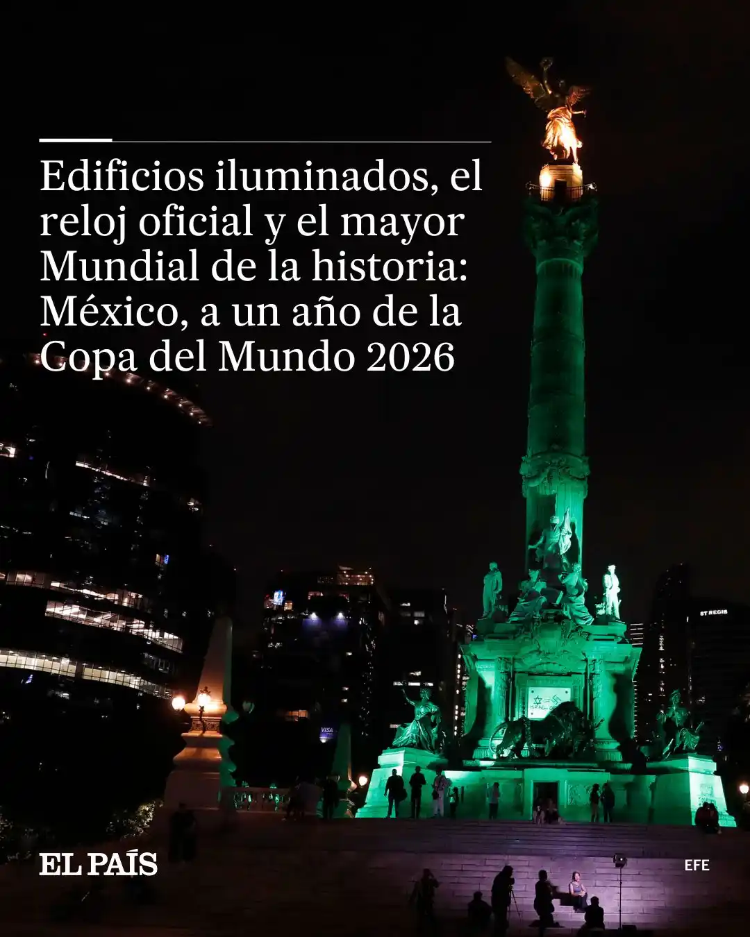 Image from EL PAÍS México: 🟢 Desde esta noche serán iluminados 40 edificios emblemáticos de la c...