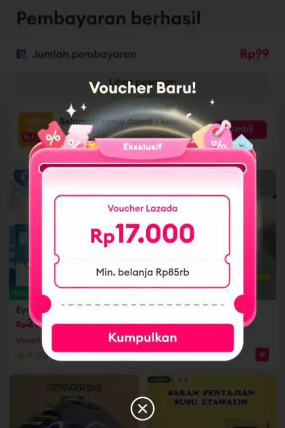 Image from Serba Ada ➖ MAMA NAYA ➖ INFO PROMO DISKON SHOPEE, LAZADA, BLIBLI ➖ INDOMARET, ALFAMART: *diskon 17rb min 85rb* ‼️ Coba beli ini ⤵️ https://s.lazada.co.id/s.Z...