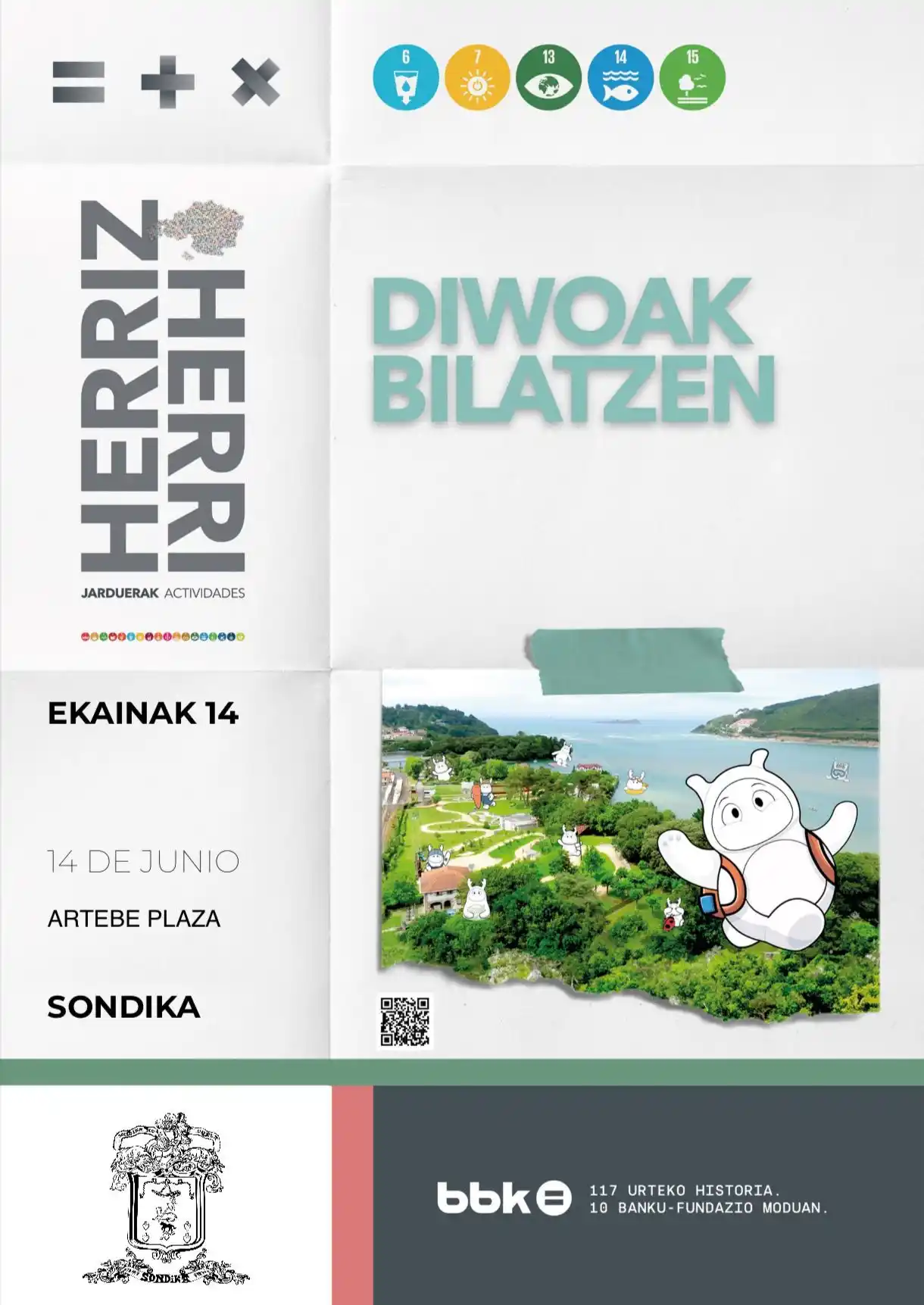 Image from SONDIKAKO UDALA: 🌳 DIWOak Sondikara iritsi dira! BBK Kliman ezkutatuta bizi diren izak...