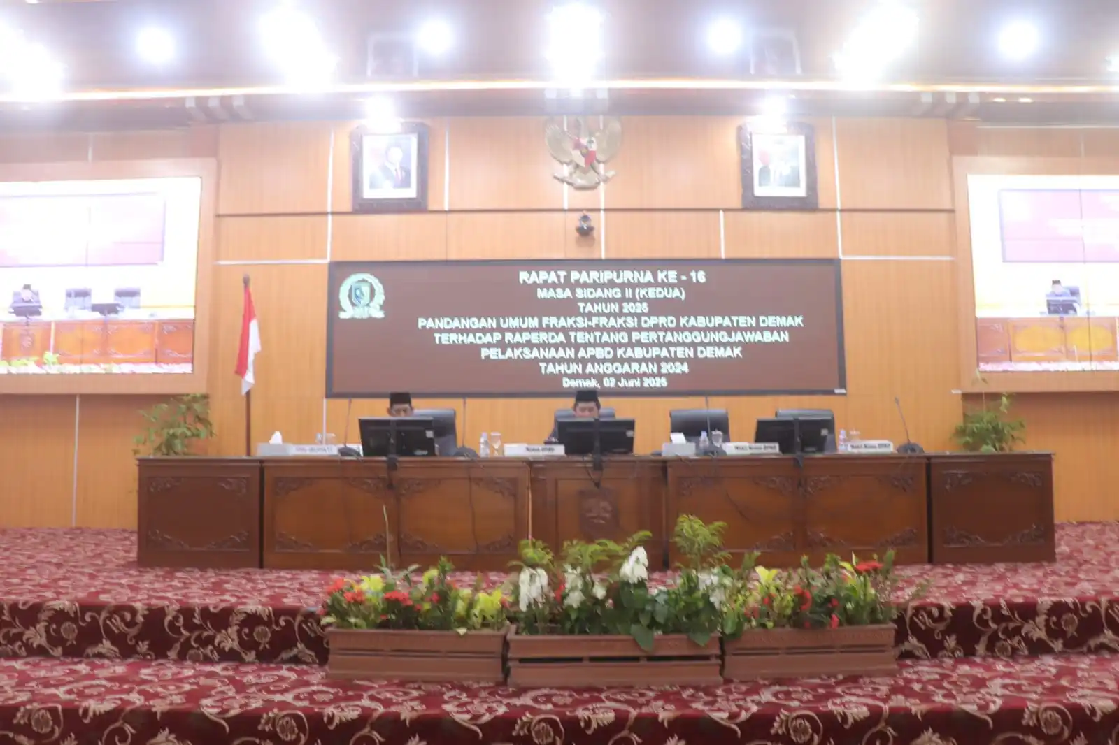 Image from Matapadma.com: DPRD Demak Gelar Rapat Paripurna ke-16, Bahas Pertanggungjawaban APBD ...