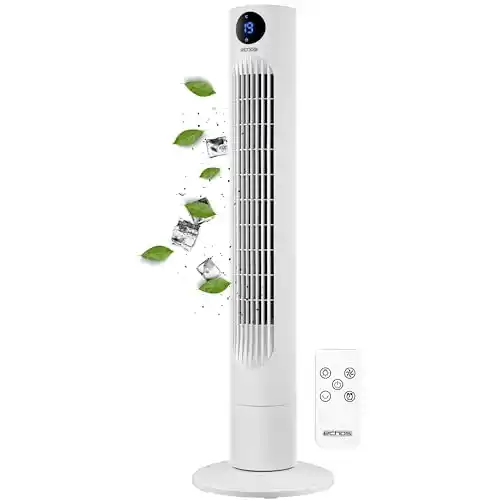 Image from Pirate Deals Angebote | Preisfehler, Schnäppchen, Rabatte & Freebies: Echos Turmventilator | Ventilator sehr leise | Fernbedienung | Oszilli...