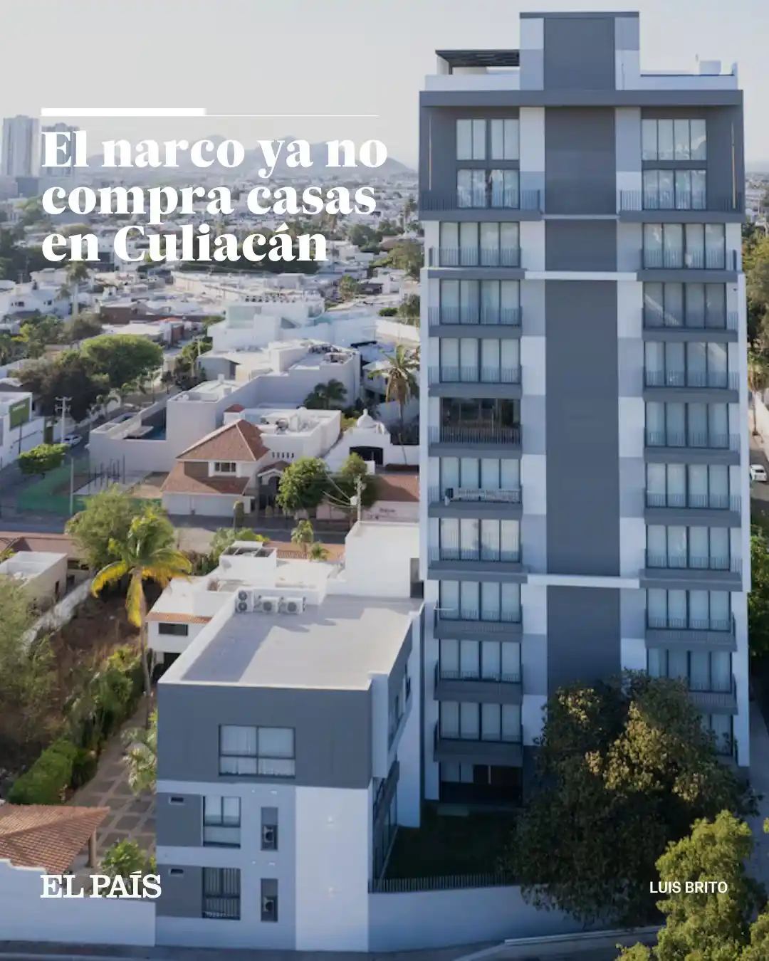 Image from EL PAÍS México: ⭕ *El narco ya no compra casas en Culiacán* La guerra entre facciones...