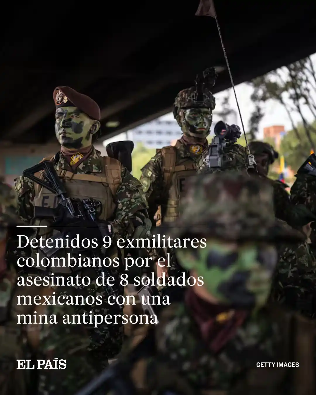 Image from EL PAÍS México: ⭕ El pasado 27 de mayo, una mina antipersona estalló al paso de un con...