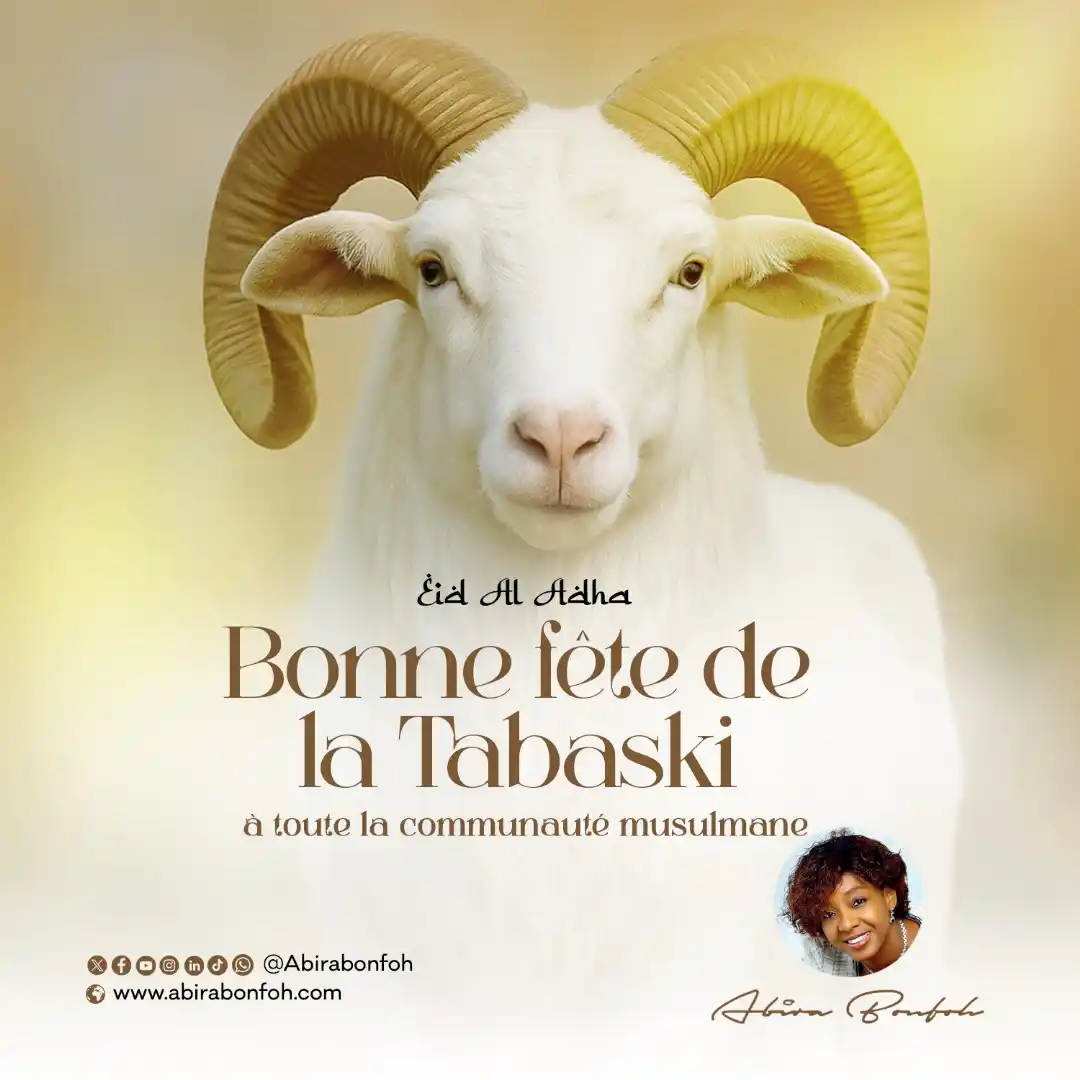 Image from Abira Bonfoh: En cette heureuse occasion de l'Aïd El Kebir ou l'Eid El Adha, commun...