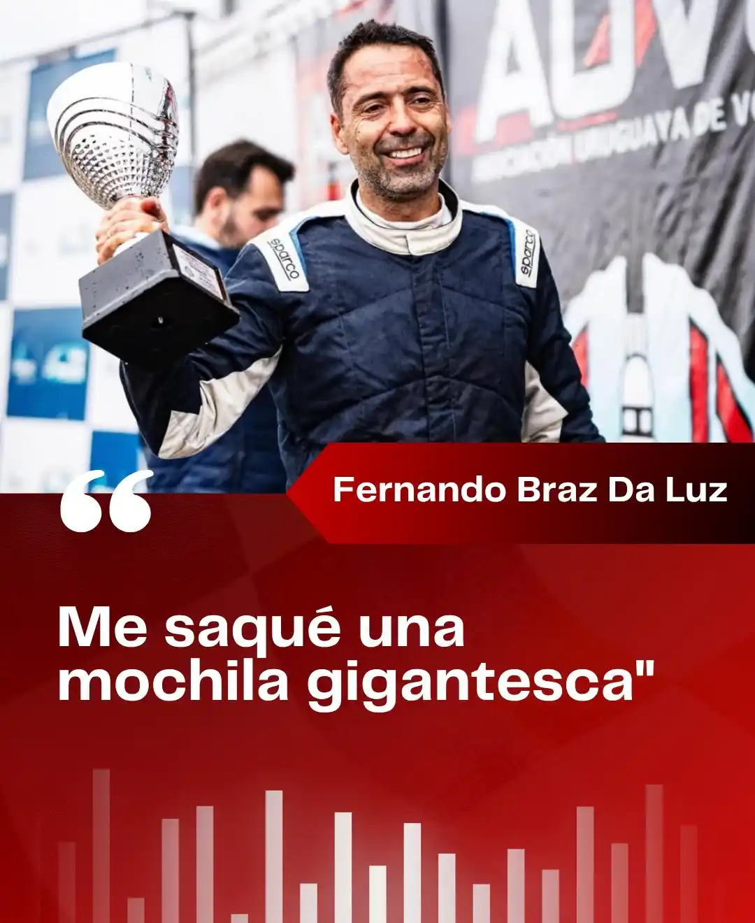 Image from Flavio Bonavena: 🔊 Fernando Braz Da Luz narró su desahogo tras subirse a lo más alto d...