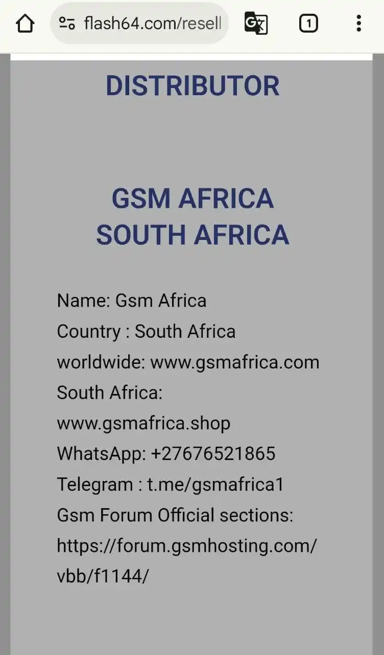 Image from Gsm Africa Official: Flash 64 Hot Sale – Official Distributor: GSM Africa Shop https://ww...