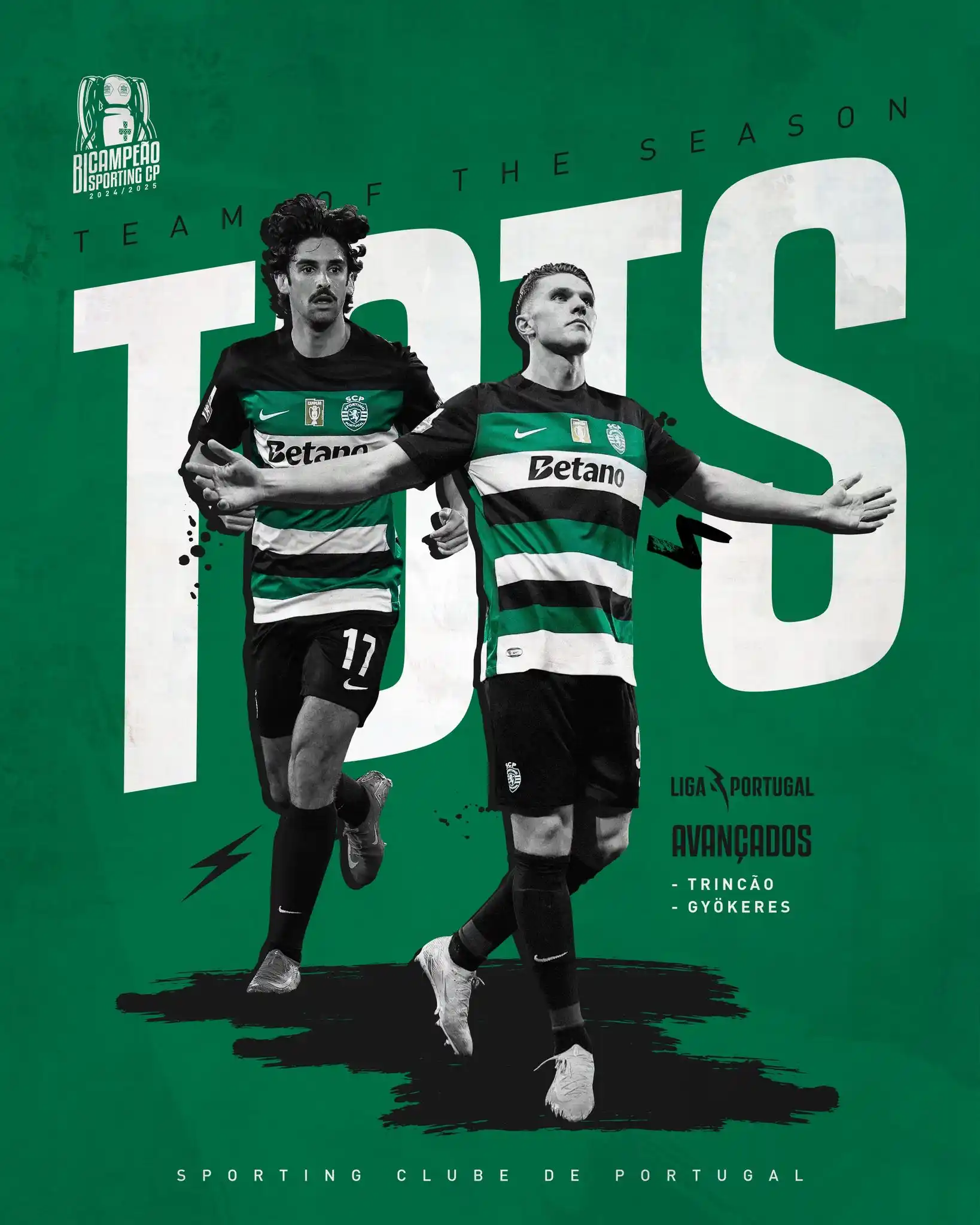 Image from Sporting CP: Francisco Trincão e Viktor Gyökeres são os últimos Leões a marcar pres...