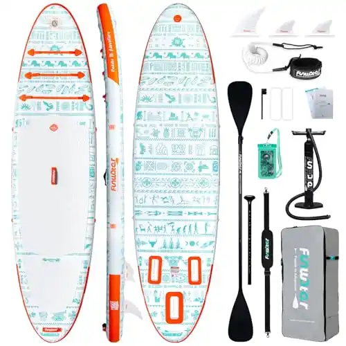 Image from Pirate Deals Angebote | Preisfehler, Schnäppchen, Rabatte & Freebies: FunWater SUP Board Stand Up Paddling Board Aufblasbar Standup Paddle B...