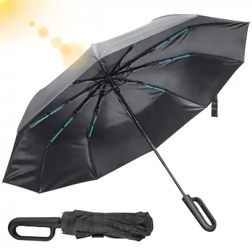 Image from Pirate Deals Angebote | Preisfehler, Schnäppchen, Rabatte & Freebies: GOMETY Regenschirm Klein, Knirps Regenschirm mit 10 Rippen P;irαtе-Dеα...