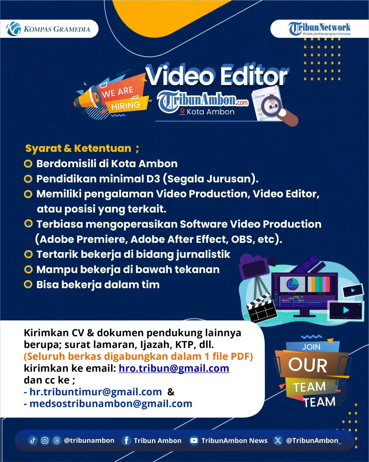 Image from TribunAmbon.com: Hai Tribunners Ambon! Saat ini Tribun Ambon sedang membuka kesempatan...