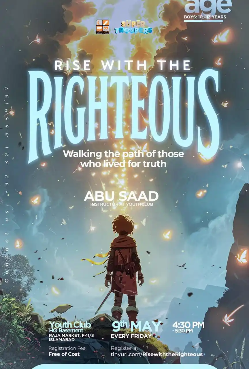 Image from Youth Club Islamabad: *HAPPENING TOMORROW!* Join the Journey of Our Heroes! Step into the...