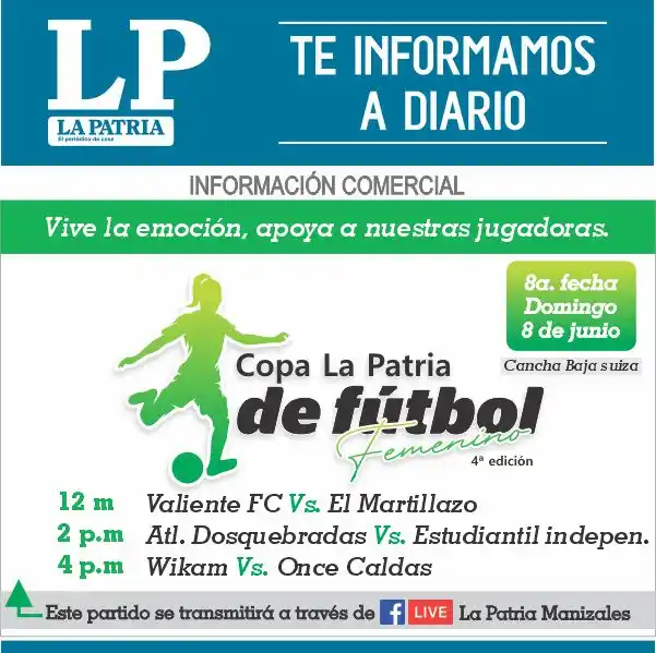 Image from Periódico LA PATRIA: 📢 ¡Hola! Infórmate a esta hora con las *tres noticias recomendadas* d...