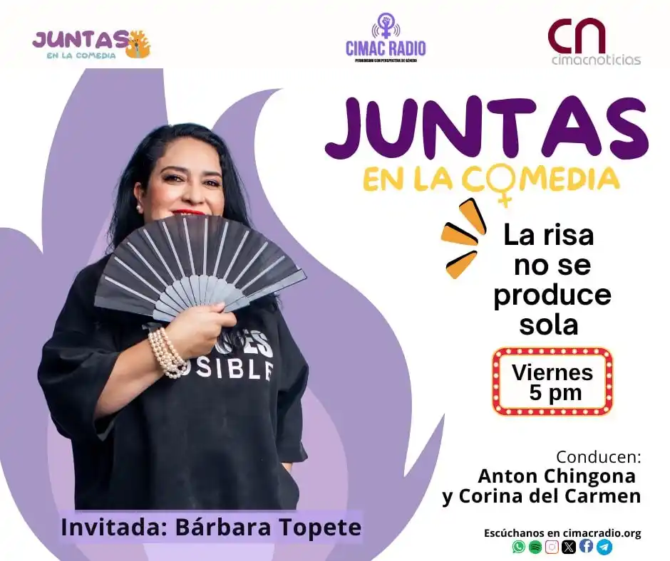 Image from Cimacnoticias: Hoy en Juntas en la Comedia 🎭🤣 Bárbara Topete nos dará una charla ho...