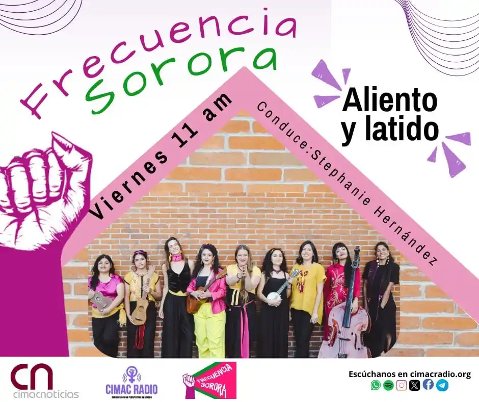 Image from Cimacnoticias: Hoy tendremos en entrevista a Aliento y Latido en Frecuencia Sorora 🎼...