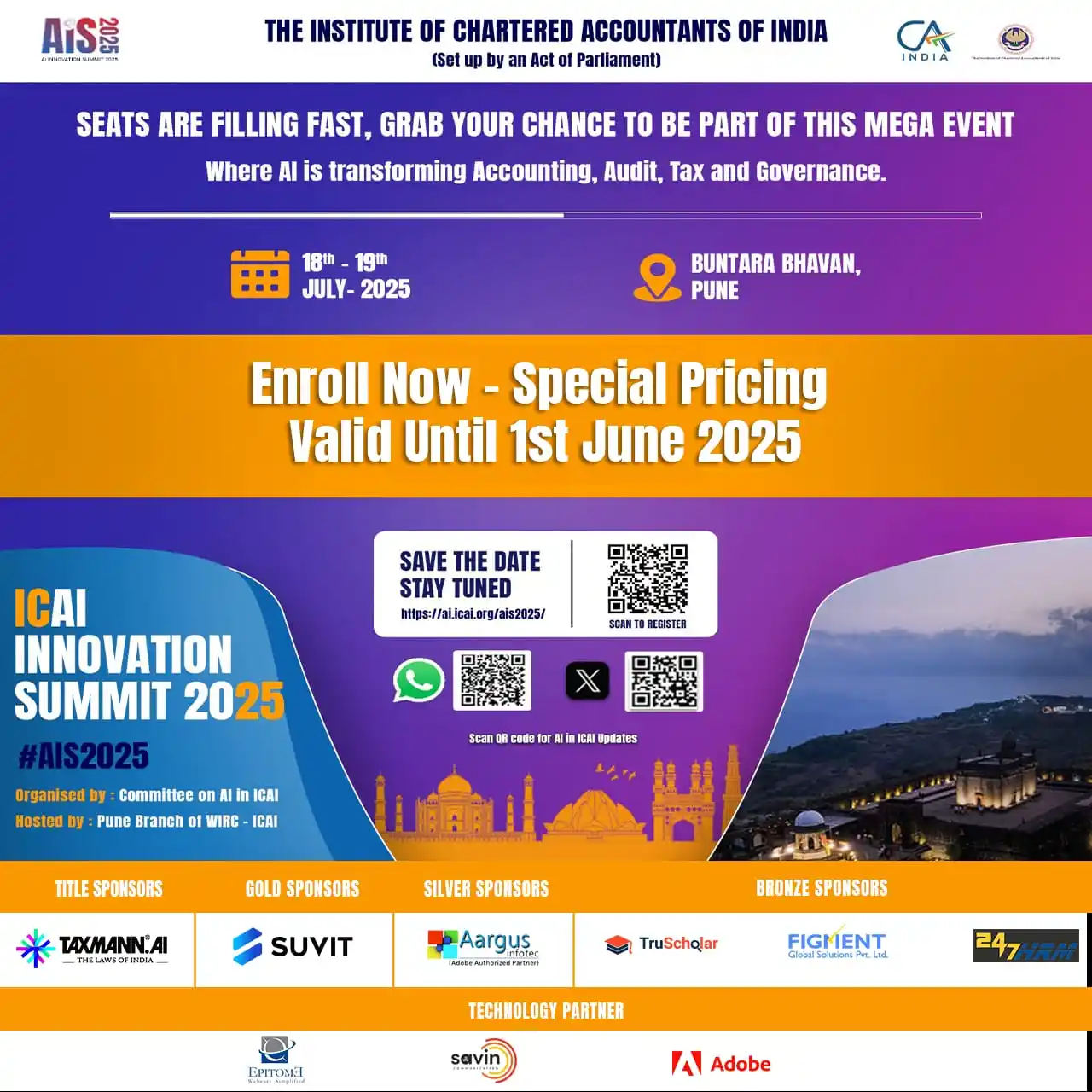 Image from AI in ICAI: 🚀 ICAI AI Innovation Summit 2025 📅 18–19 July 2025 | 📍 Buntara Bhav...