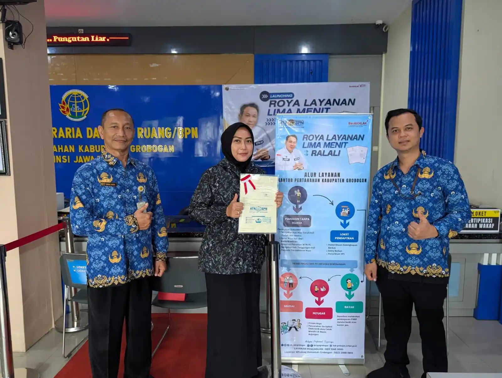 Image from Matapadma.com: Kanwil BPN Jateng Launching Inovasi Layanan RALALI di 35 Kantor Pertan...