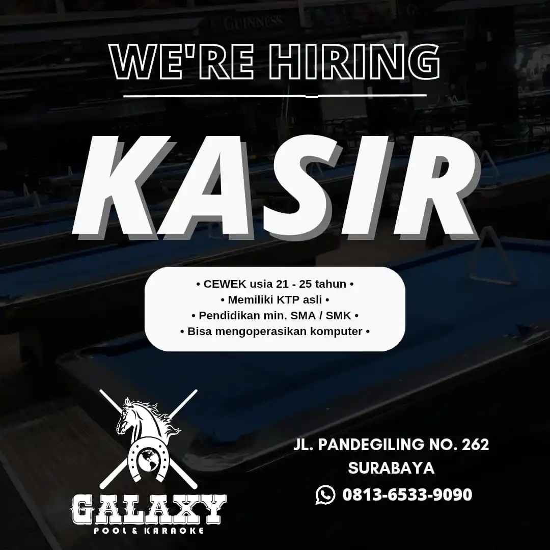 Image from Loker Surabaya Dan Sekitarnya: kasir pandegiling sby...