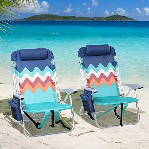 Image from Pirate Deals Angebote | Preisfehler, Schnäppchen, Rabatte & Freebies: LET'S CAMP Strandstühle ~Pirαtе-Dеαls 2er Set, Strandstuhl Campingstuh...