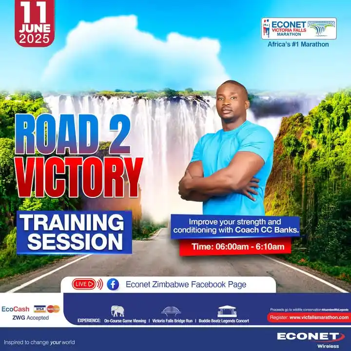 Image from Econet Wireless Zimbabwe: MaLegends! Are you ready to kick off your first training session with...