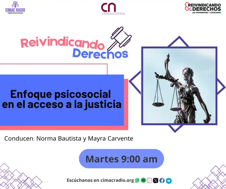 Image from Cimacnoticias: Mañana en Reivindicando Derechos ✊🏾 explicaremos el enfoque psicosoci...