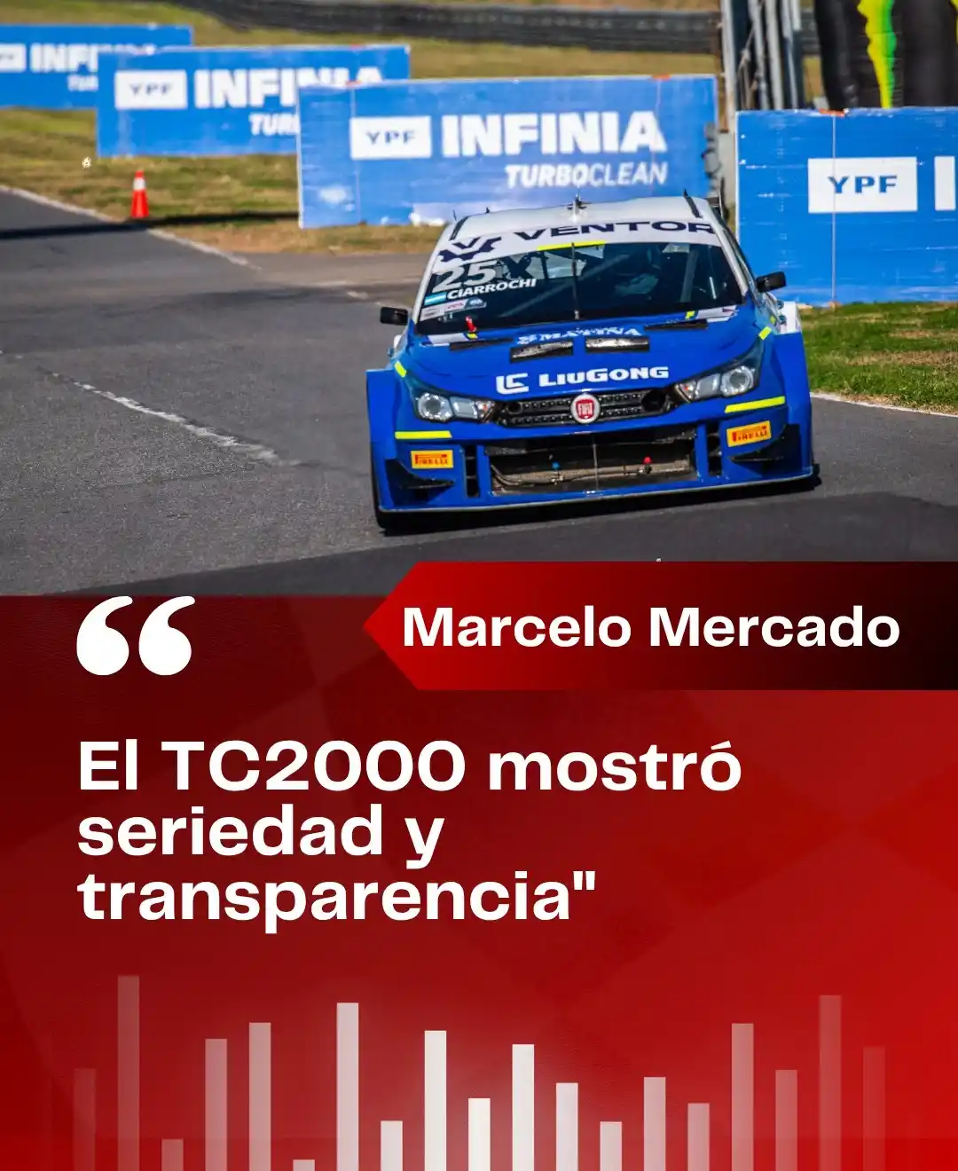 Image from Flavio Bonavena: 🔊 Marcelo Mercado destacó la victoria del sedán en <a class="text-blu...