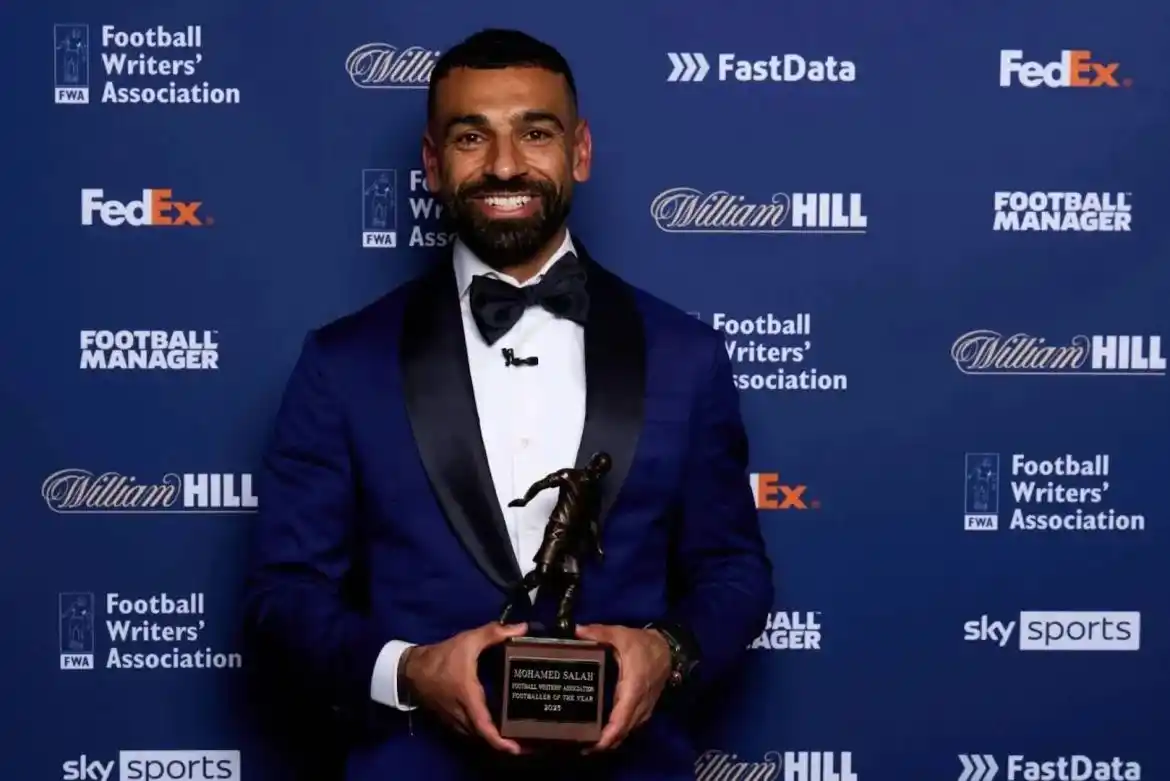 Image from حجة برس: محمد صلاح يتوج أفضل لاعب بالدوري الإنجليزي للمرة الثانية  حجة برس – وك...
