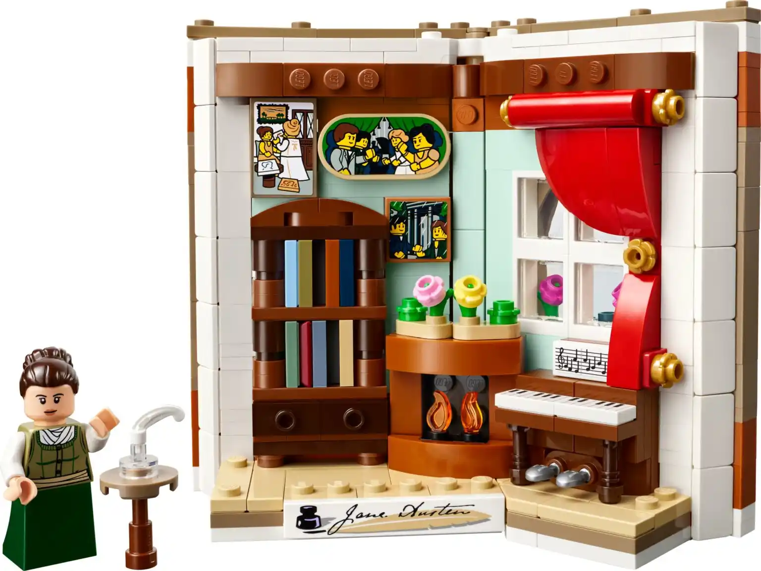 Image from Zusammengebaut: Mit der LEGO 40766 Hommage an die Bücher von Jane Austen würdigt LEGO ...