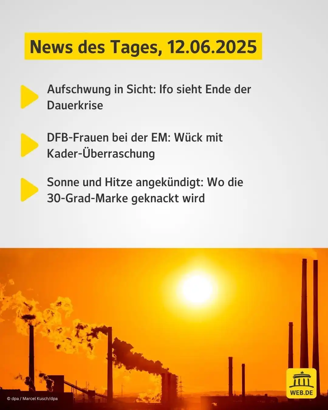 Image from WEB.DE News: ▶️ Nach Jahren der Flaute schöpfen Ökonomen neuen Optimismus: 2026 sol...