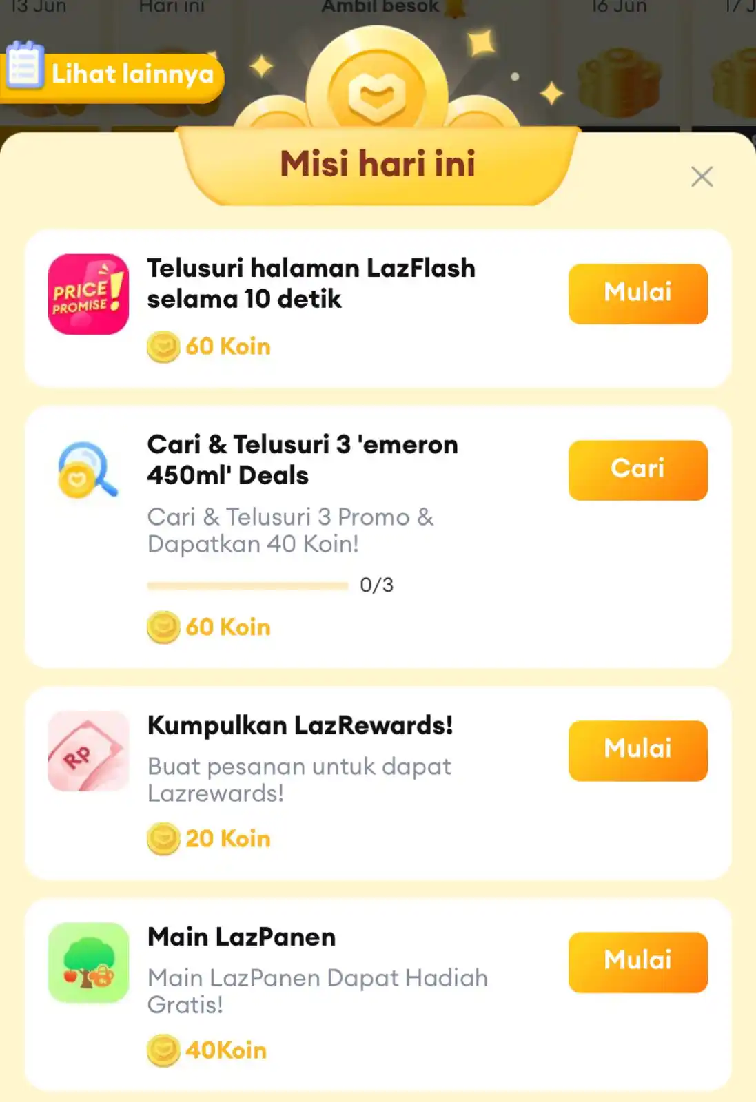 Image from Serba Ada ➖ MAMA NAYA ➖ INFO PROMO DISKON SHOPEE, LAZADA, BLIBLI ➖ INDOMARET, ALFAMART: Ngumpulin koin dulu yuk 😍 📀 masuk halaman koin https://s.lazada.co....