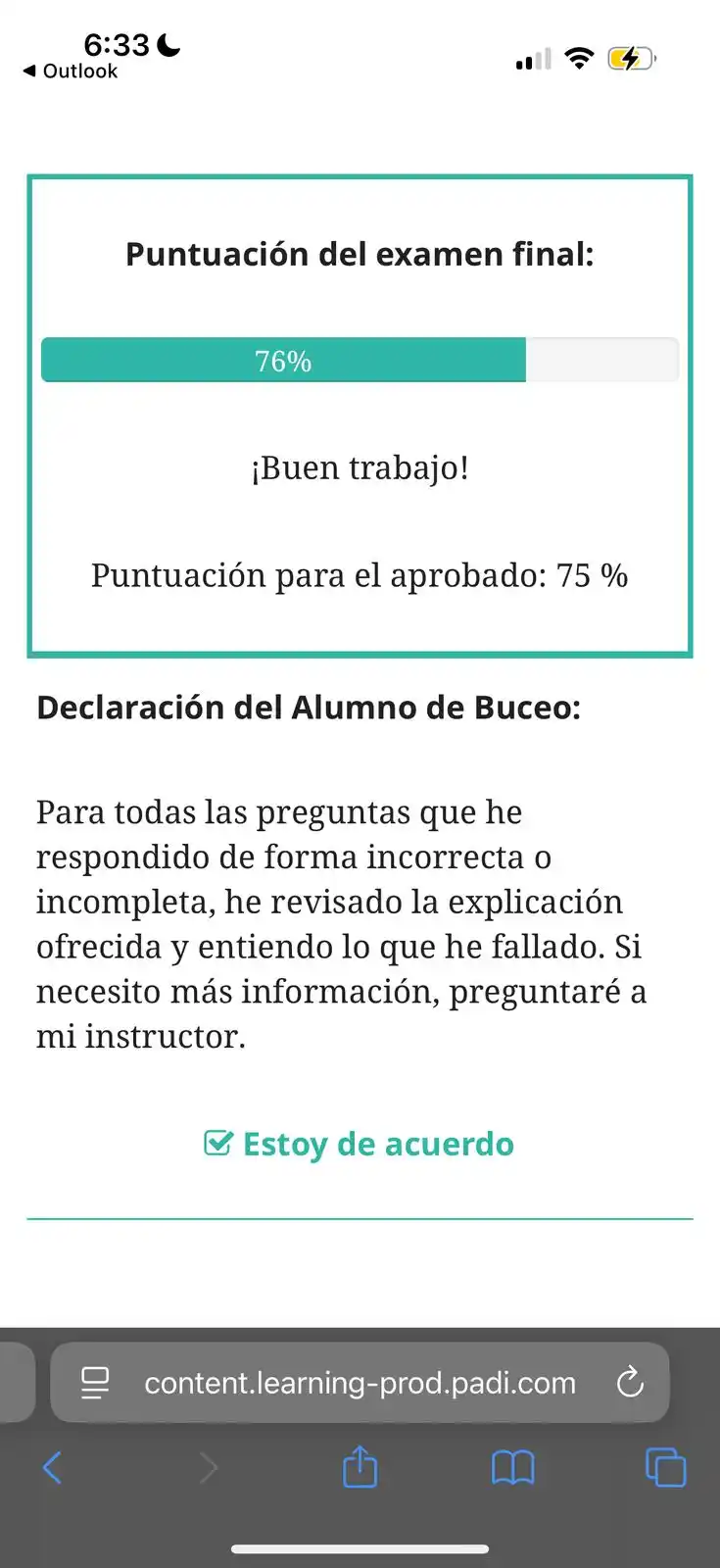 Image from La Colmena 🐝: No mamen! pase de panzaso mi examen de buceo jajaja pero paseeeee...