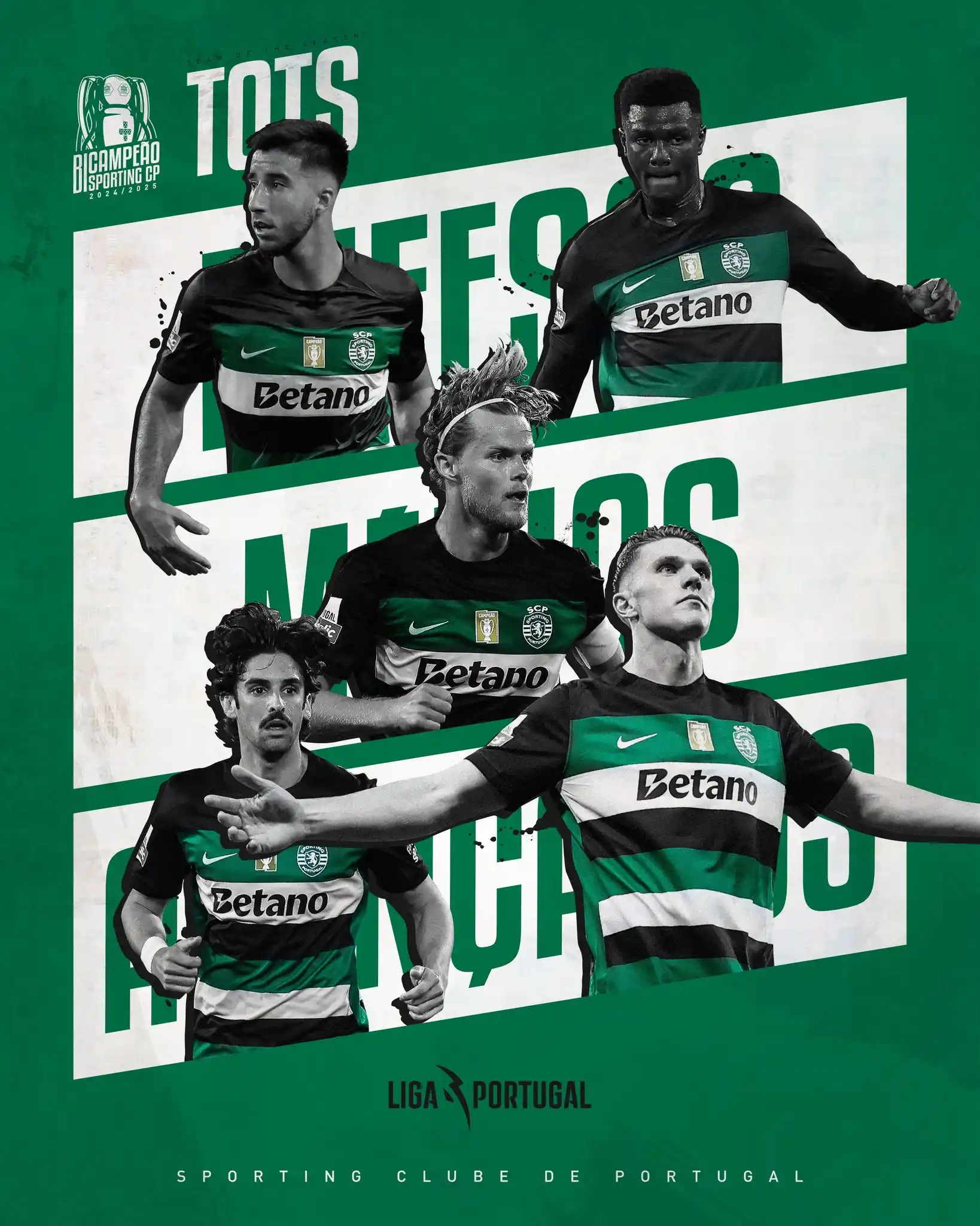 Image from Sporting CP: O clube mais representado no 𝟏𝟏 𝐃𝐎 𝐀𝐍𝐎 da <a class="text-blue-5...