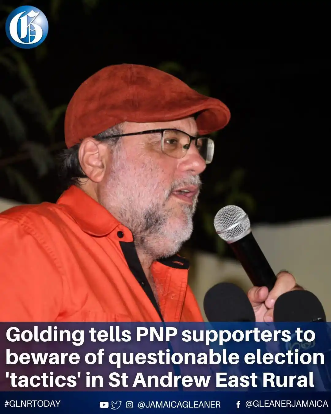 Image from The Gleaner Company (Media) Limited: Opposition Leader Mark Golding has warned People’s National Party supp...