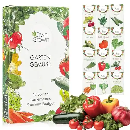 Image from Pirate Deals Angebote | Preisfehler, Schnäppchen, Rabatte & Freebies: OwnGrown Gemüse Samen Set - 12 Pflanzensamen Sorten für Pirαtе;-Dеαls ...