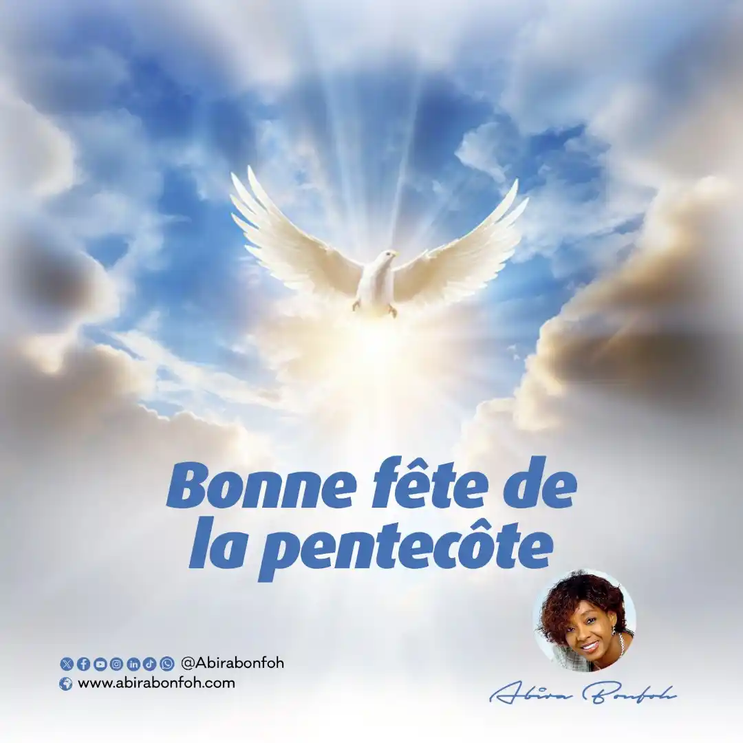 Image from Abira Bonfoh: Par cette belle célébration de la Pentecôte, que le Saint-Esprit nous ...
