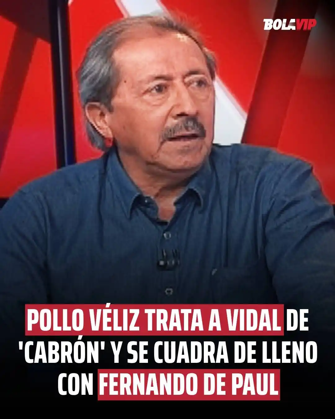 Image from Bolavip | Colo Colo: *Pollo Véliz le da la última palada a Arturo Vidal:* Lo trata de 'cabr...