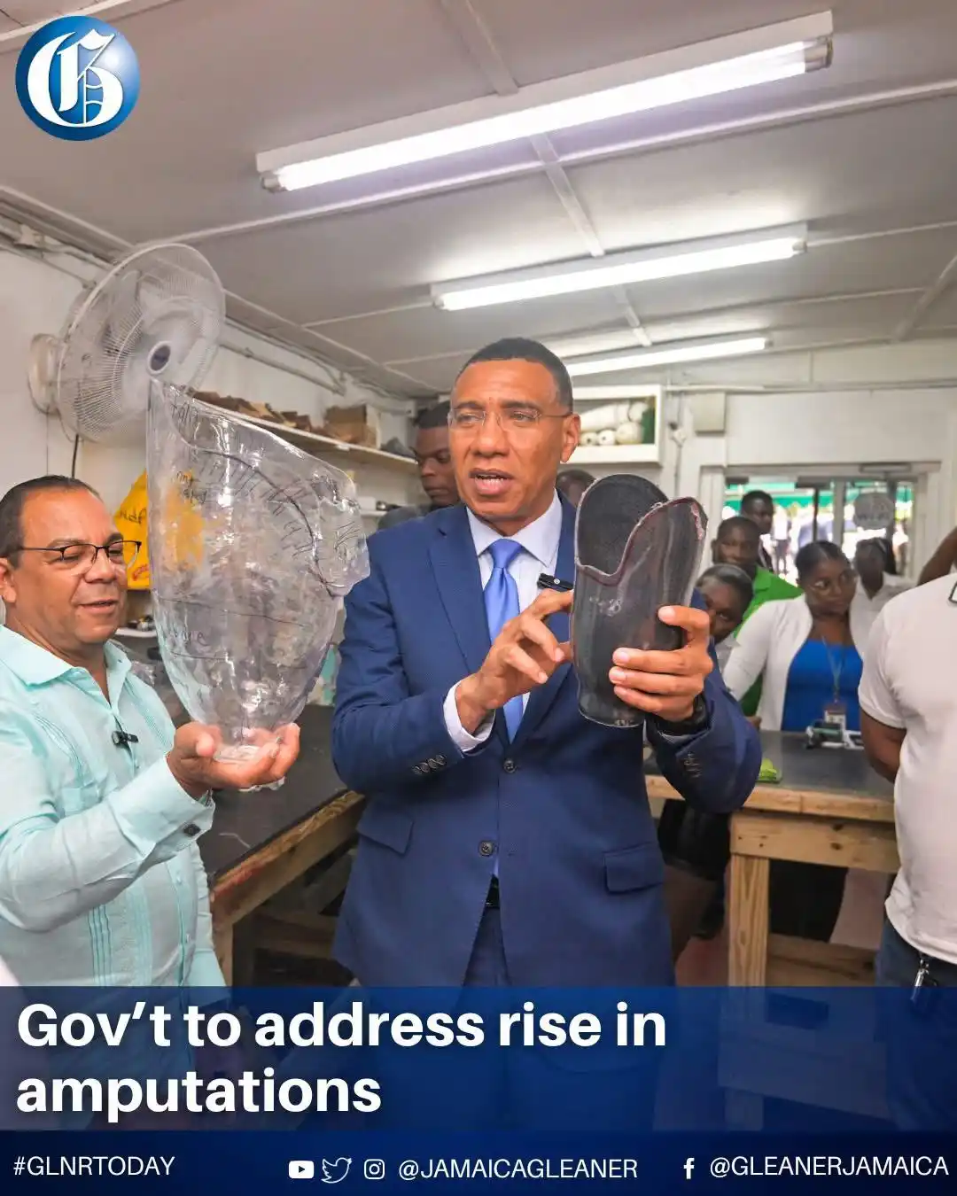 Image from The Gleaner Company (Media) Limited: Prime Minister, Dr Andrew Holness, says the Government will be looking...