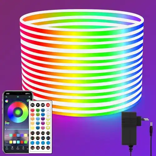 Image from Pirate Deals Angebote | Preisfehler, Schnäppchen, Rabatte & Freebies: Segrass LED Strip 10m, Mit Fernbedienung, APP Steuerung, IP65 Wasserdi...