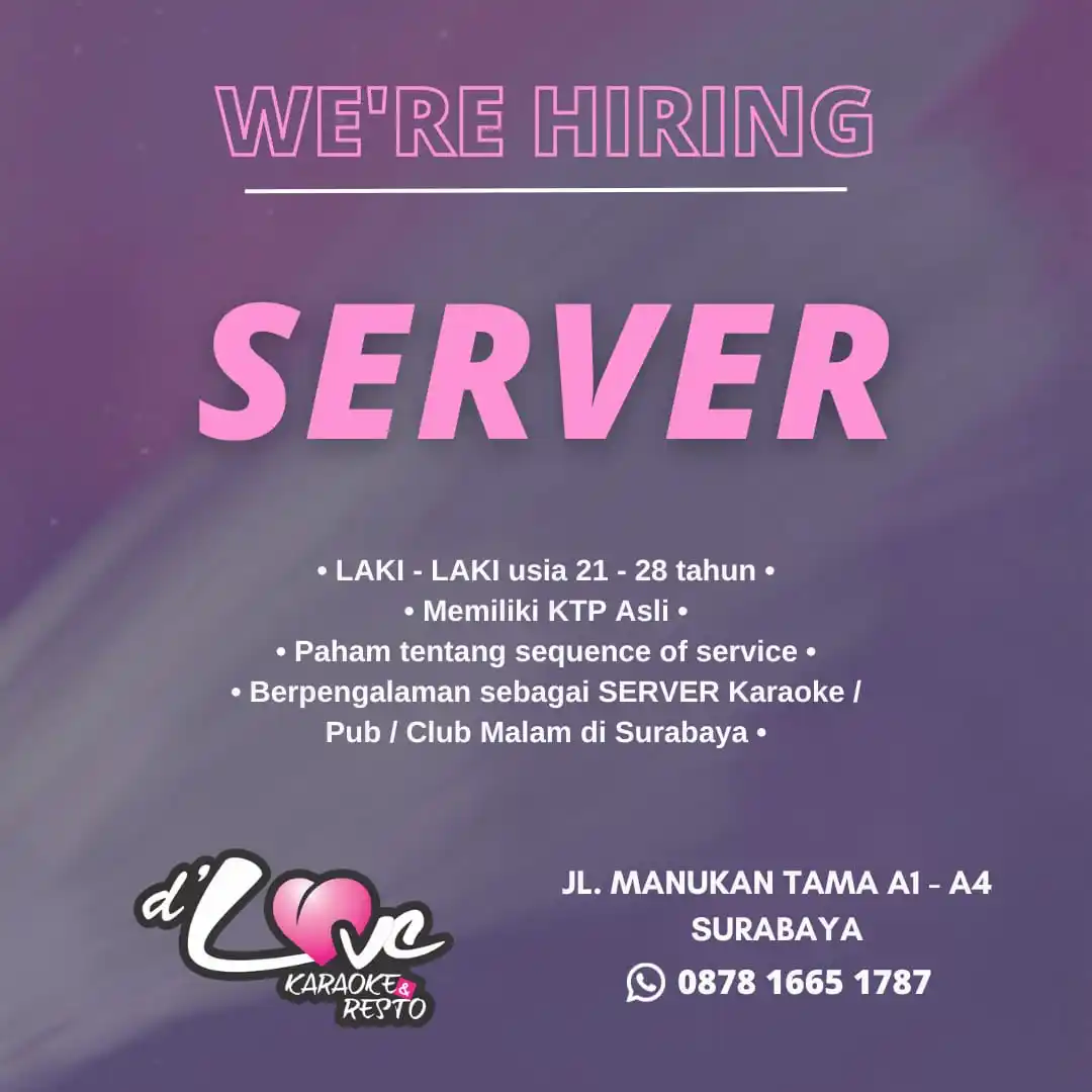 Image from Loker Surabaya Dan Sekitarnya: server manukan sby...